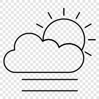 precipitation, forecast, sky, rain icon svg