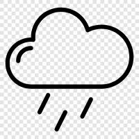 precipitation, heavens, weather, atmospheric icon svg