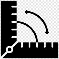 precision angle ruler, angled ruler, ruler with an angle, angled rulers icon svg