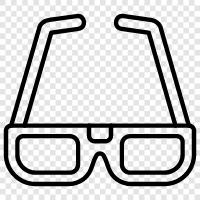 prescription glasses, eyeglasses, vision therapy, corrective lenses icon svg