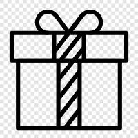 present, present for, gift for, birthday icon svg