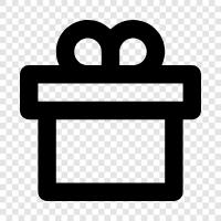 present, birthday, Christmas, anniversary icon svg