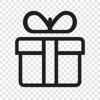 present, present for her, present for him, gift for her icon svg