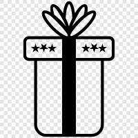 present, birthday, anniversary, Christmas icon svg