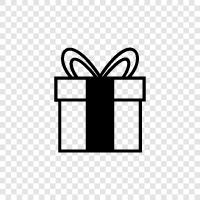 present, thank you, birthday, christmas icon svg