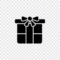 present, birthday, anniversary, Christmas icon svg