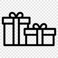 present, present day, gift giving, gift ideas icon svg