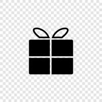 present, birthday, anniversary, Christmas icon svg