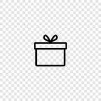 present, birthday, anniversary, thank you icon svg