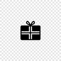 present, birthday, anniversary, Christmas icon svg