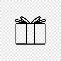 present, holiday, birthday, anniversary icon svg