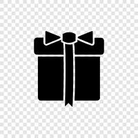 present, surprise, lovely, happy icon svg