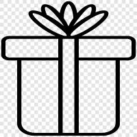 present, birthday, anniversary, congratulations icon svg