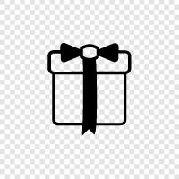 present, birthday, anniversary, christmas icon svg