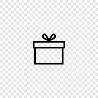 present, present for her, present for him, birthday icon svg