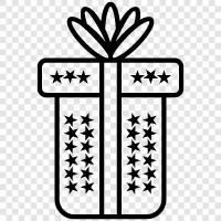 present, birthday, anniversary, Christmas icon svg