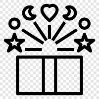 present, birthday, anniversary, love icon svg