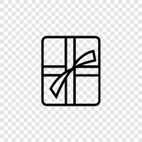 present, anniversary, birthday, Christmas icon svg