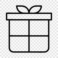 present, present day, present time, gift idea icon svg