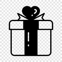 present, birthday, anniversary, Christmas icon svg