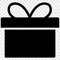 present, give, gift, birthday icon svg