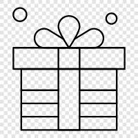 present, birthday, anniversary, thank you icon svg