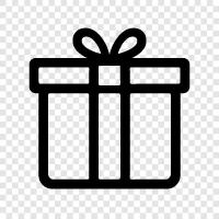 present, give, gift, birthday icon svg