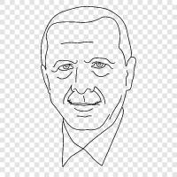 president of Turkey, 2013present Turkey, Recep Tayyip Erdoğan icon svg