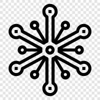 pretty, colorful, snowflake art, snowflake designs icon svg