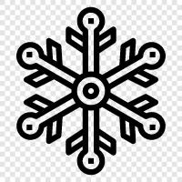 pretty, unique, sparkling, snow icon svg