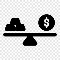 price, cost, rate of growth, cost of living icon svg