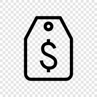 price, prices, cost, cost of icon svg