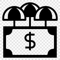 prices, dollars, cost of living, wages icon svg