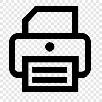 printer cartridge, printer ink, printer toner, printer paper icon svg