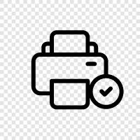 printer cartridges, printer ink, printer driver, printer software icon svg