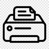 printer ink, printer toner, printer cartridge, printer parts icon svg