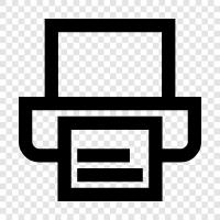 printer ink, printer toners, printer cartridges, printer cables icon svg