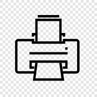 printer ink, printer toner, printer cartridge, printer software icon svg