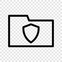 privacy, security, encryption, data storage icon svg