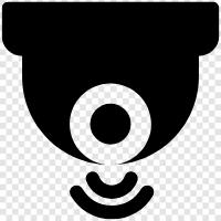 privacy, cameras, hacking, intelligence icon svg