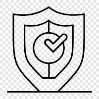 privacy, data protection, regulation, EU citizens icon svg