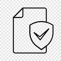 Privacy Shield, GDPR, data protection, data security icon svg