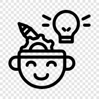 problem solving, brainstorming, innovation, creativity icon svg