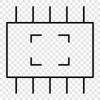 архитектура процессоров, тип процессора, процессоры, микропроцессоры Значок svg