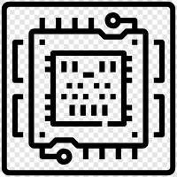 Processor, Computing, microprocessor, Central Processing Unit icon svg