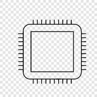 Processor, Processor speed, Processor cores, Processor architecture icon svg