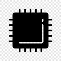 processor, central processing unit, CPU speed, performance icon svg