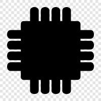 processors, central processing unit, CPUs, computer processor icon svg