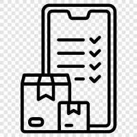 product requirements, product specification, product features, product benefits icon svg