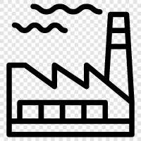 production line, factory automation, manufacturing, Factory icon svg